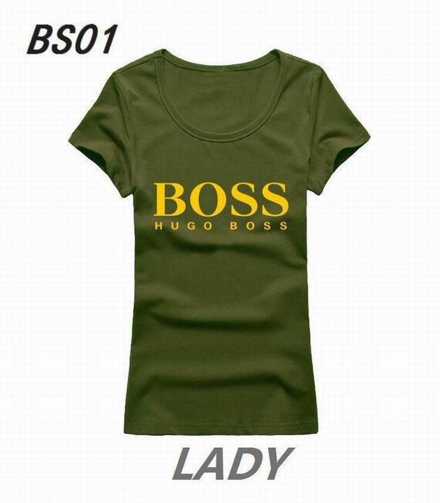 BOSS short round collar T woman S-XL-086